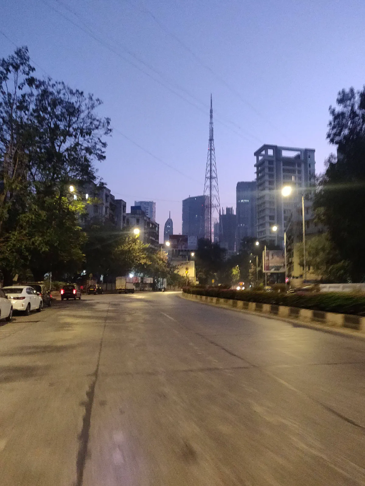 Worli sunrise skyline
